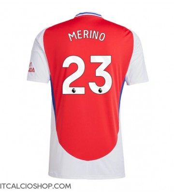 Arsenal Mikel Merino #23 Prima Maglia 2024-25 Manica Corta